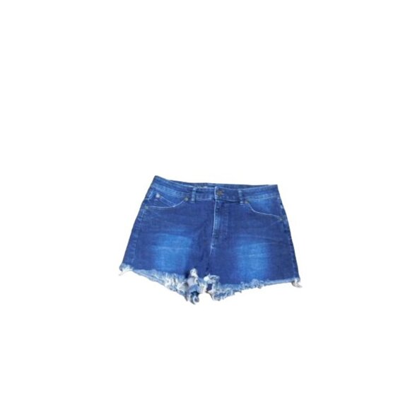 Volcom Size 9 Juniors High Waisted Denim STRETCH Jean Shorts - Picture 1 of 2